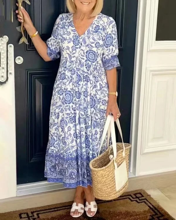 Dianna | Graceful Floral Maxi