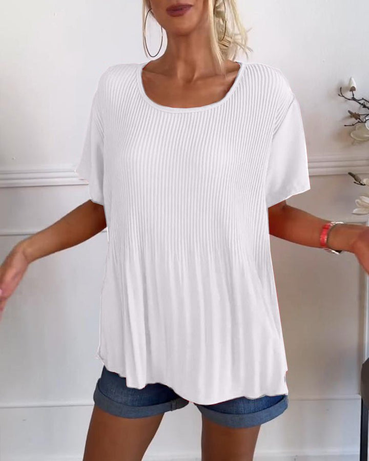 Hera | Pleated Elegance Blouse