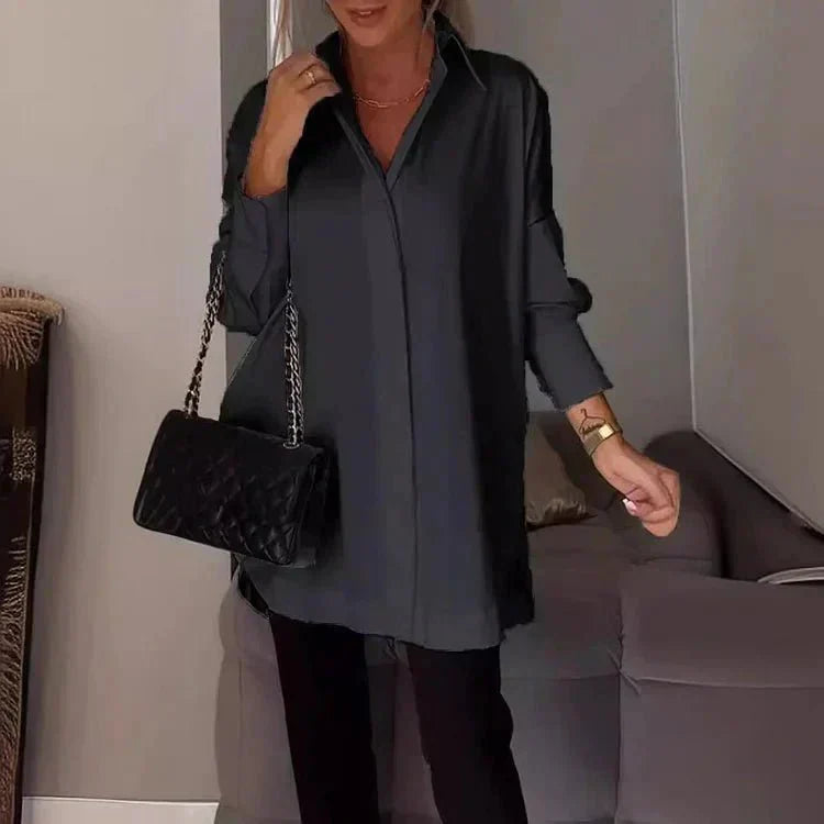 Carlita | Oversized Button-Up Shirt