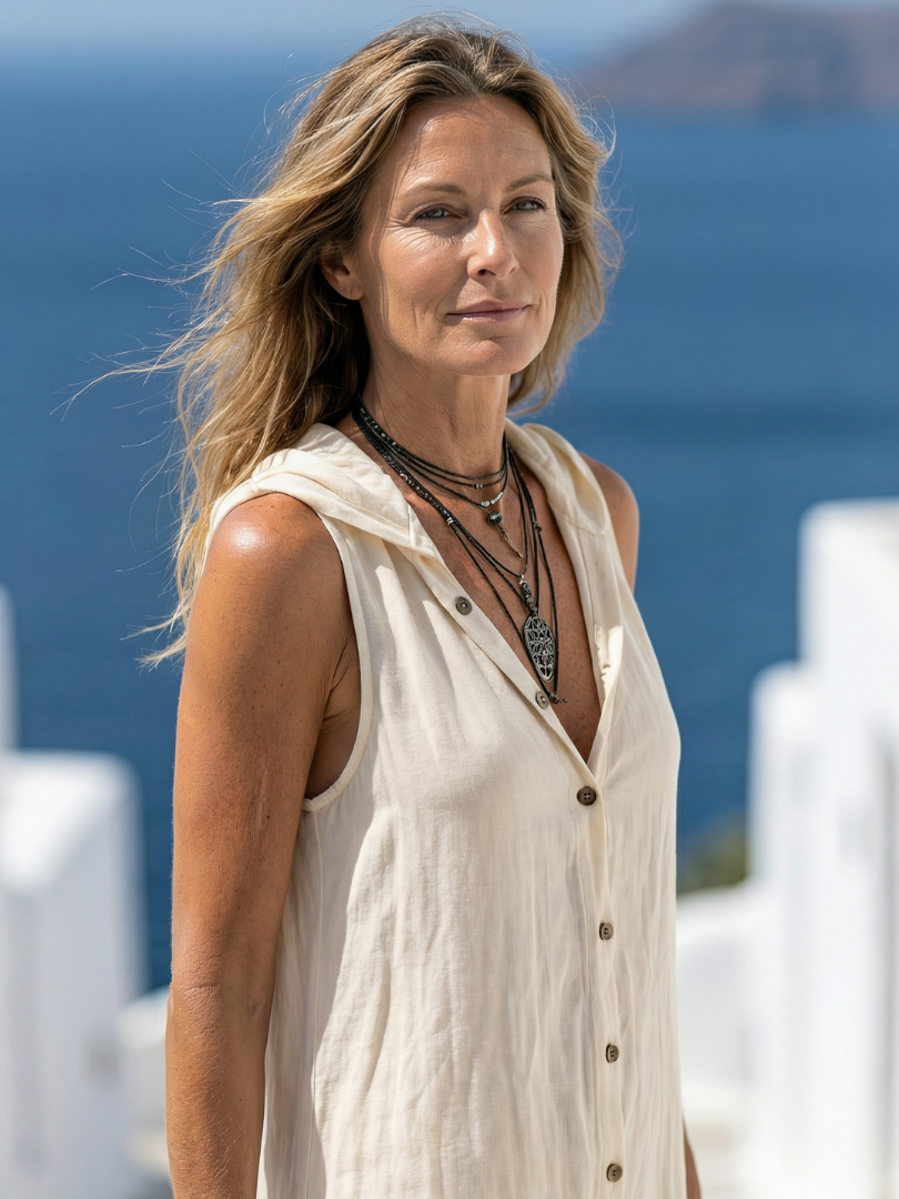 Marina | Maxi dress with sleeves