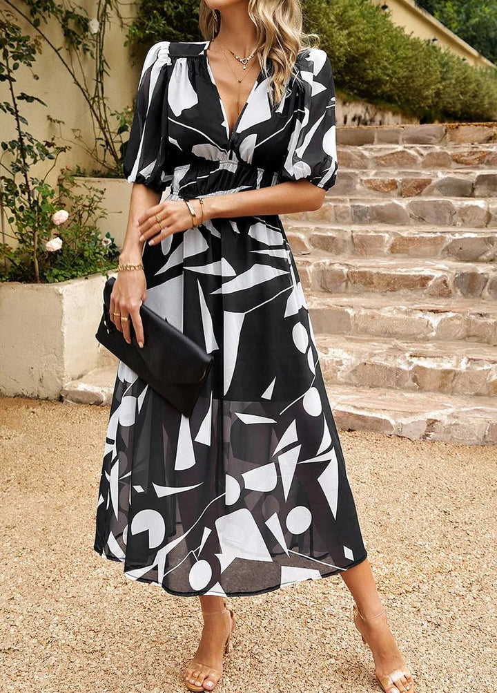 Allison | Elegant Floral Dress