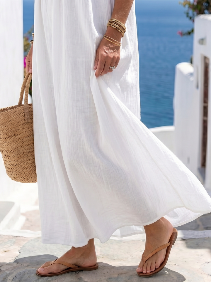 Chiara | Natural Flowing Maxi Dress