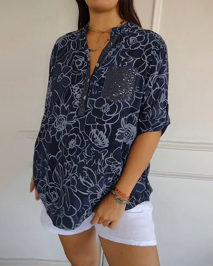 Sade | Elegant Bloom Blouse