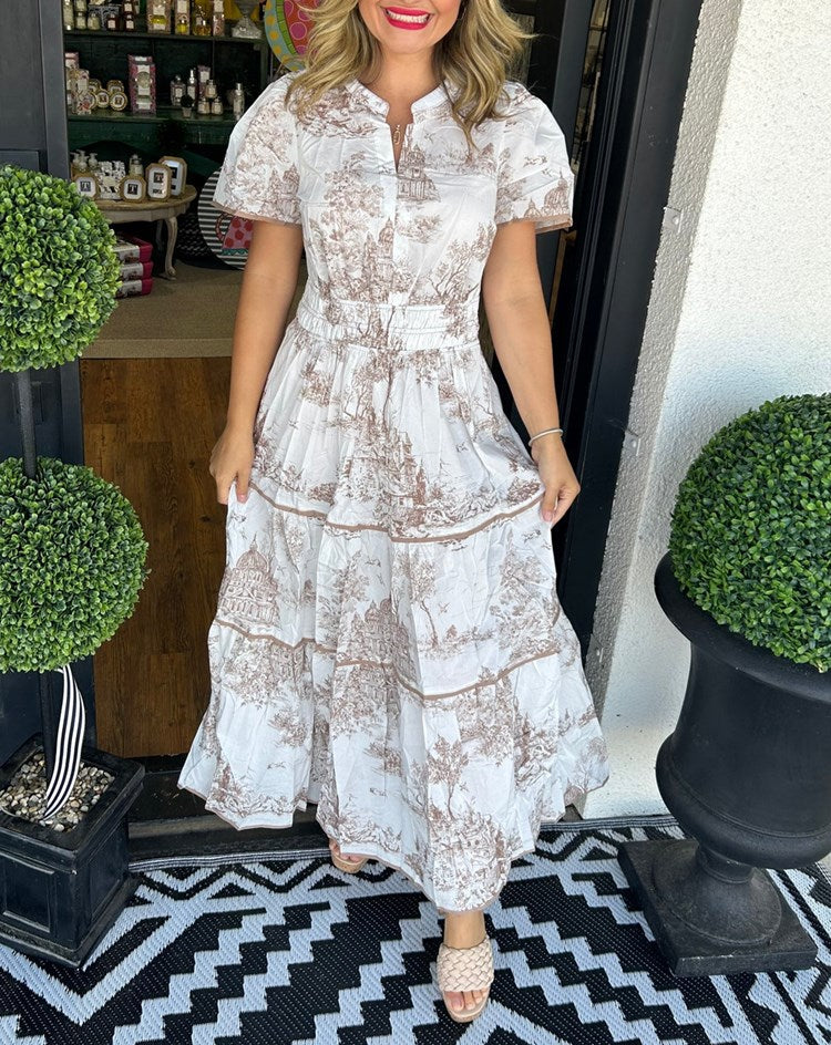 Elize | Classic Toile Maxi