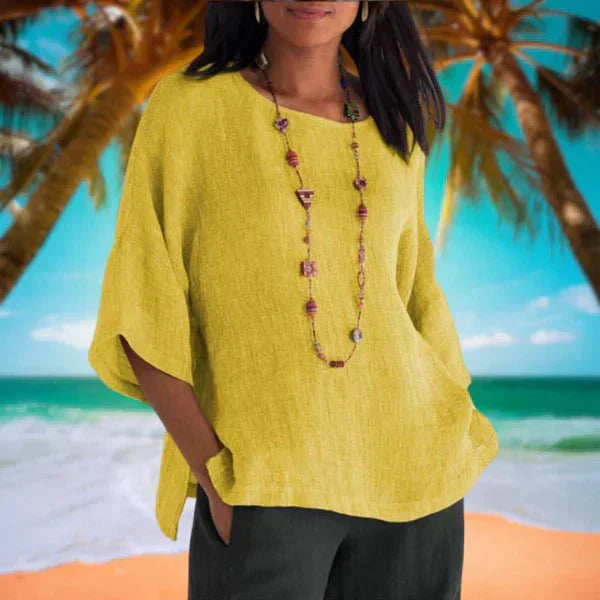 Necie | Radiant Breezy Blouse