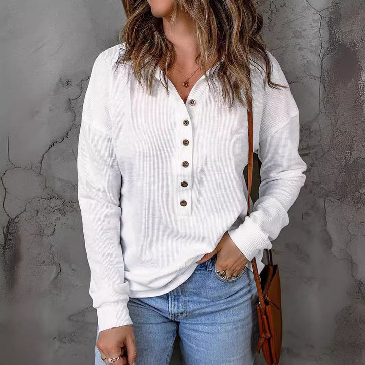 Tindra | Chic Button Longsleeve