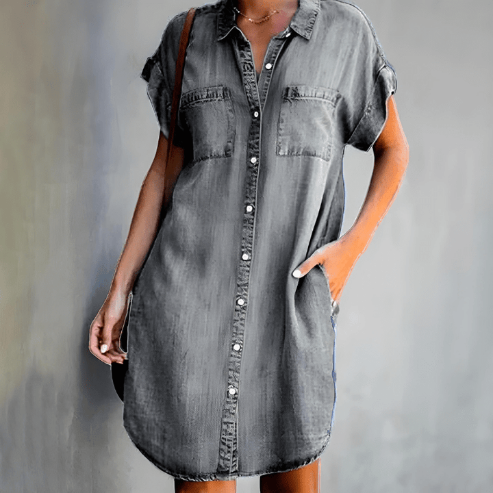 Simona | Elegant Tummy Covering Dress