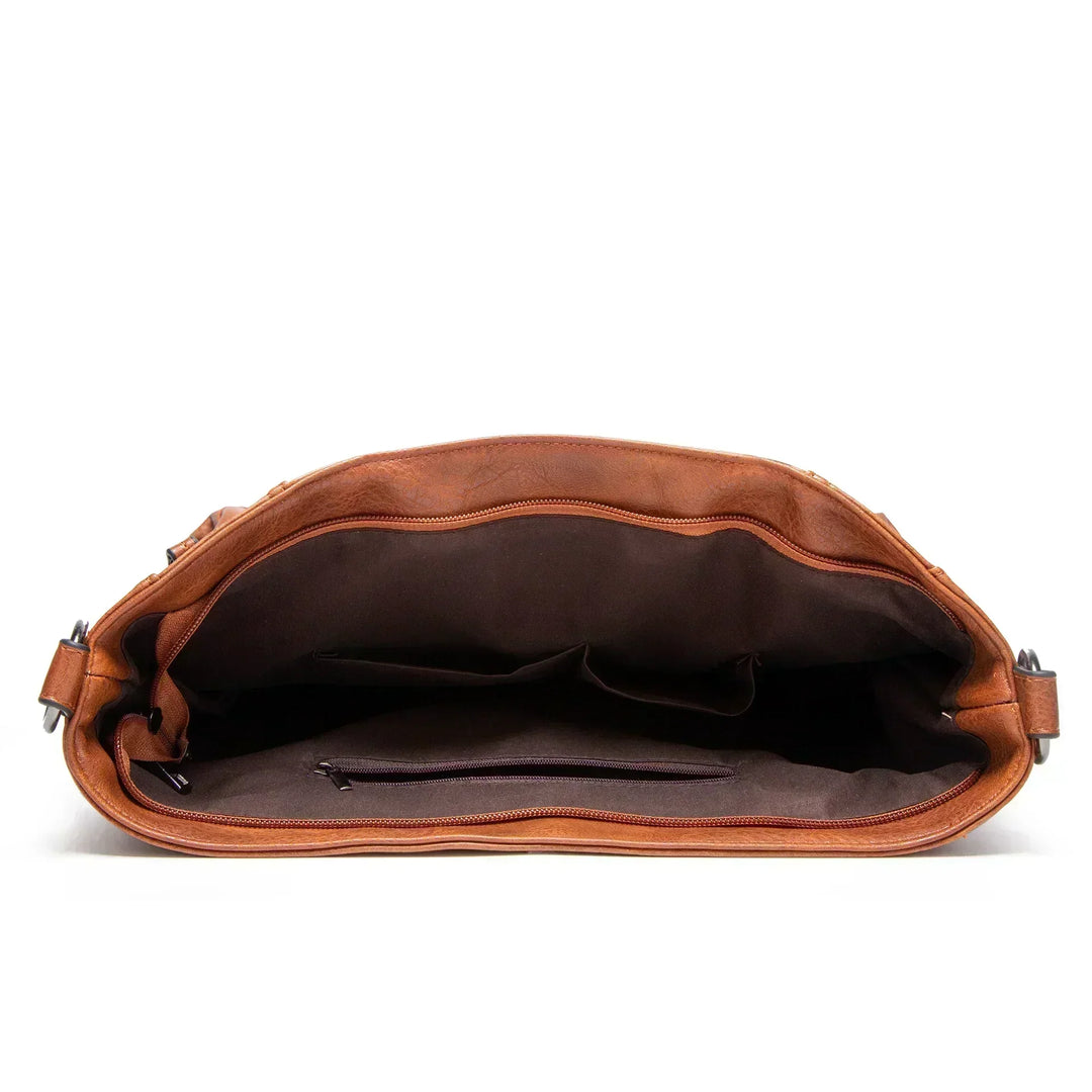 Evening Glow | Luxe Leather Bag