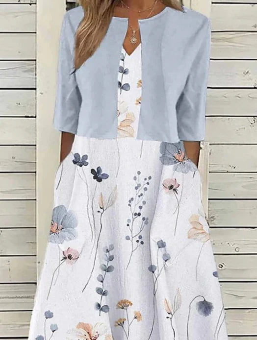 Alou | Charm Floral Dress Set